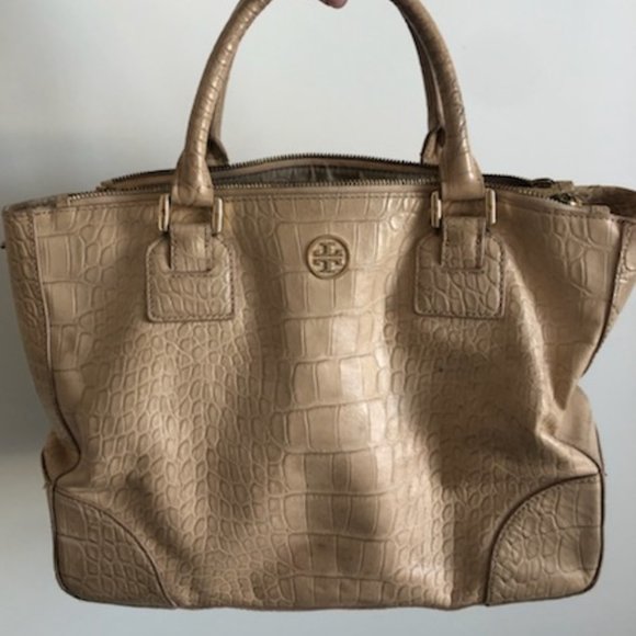 tory burch tan handbag